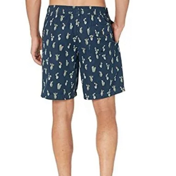 Goodthreads Swim Trunks, Large cactus navy NWT - Picture 3 of 16